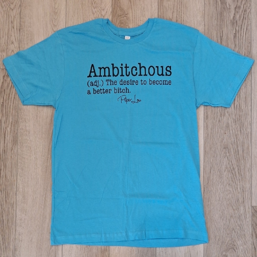 Set Of 2 New Blue Graphic Tees by Piper Lou MEDIUM